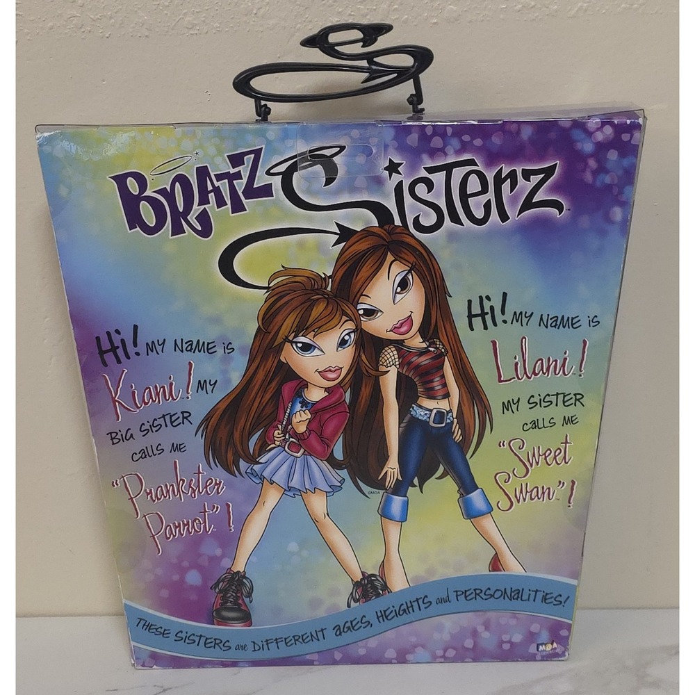 Bratz Sisterz Lilani and Kiani 2-in-1 Doll Set Different Heights MGA New NIB - Picture 2 of 7